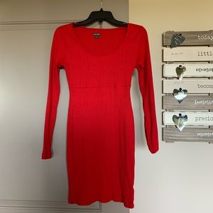 Red Dress Long Sleeve